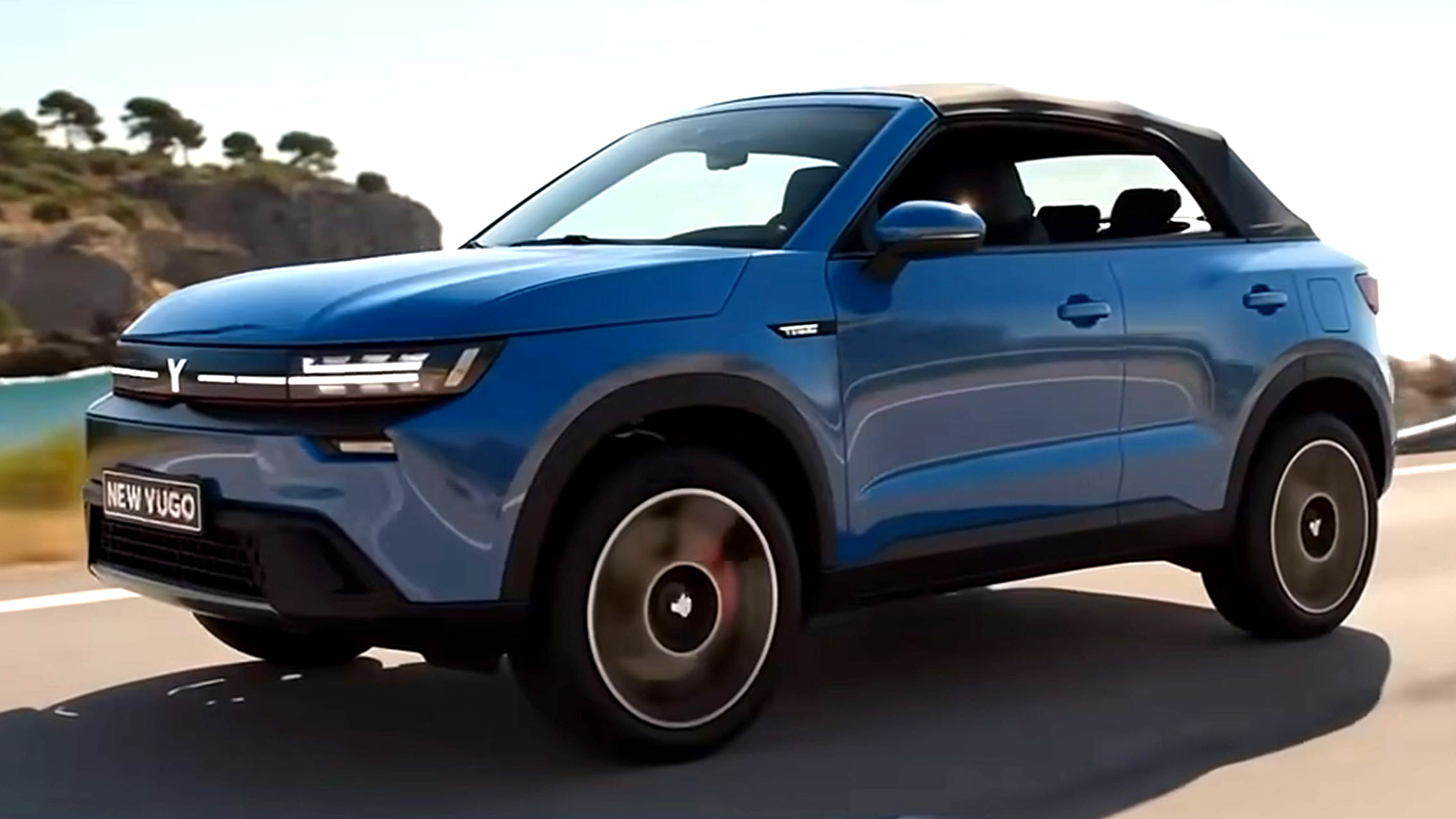 Yugo’s New 4-Door Convertible Is AI-Generated But The Joke Is Real | Carscoops