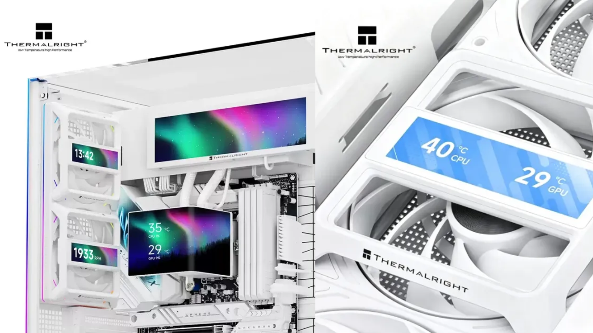 Snap-on LCD brings mini displays to any 120mm PC fan — Thermalright’s Fan Frame Vision-1 lets you display information and custom themes on your case fans