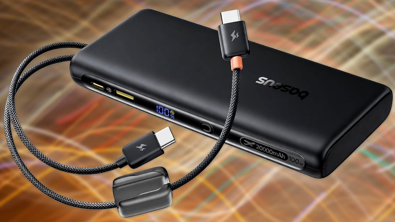 The Baseus 20,000mAh 100W Power Bank With Dual USB-C Cables Drops to Just $33.29, High Capacity and Output at an Affordable Price for Your Back to School Needs