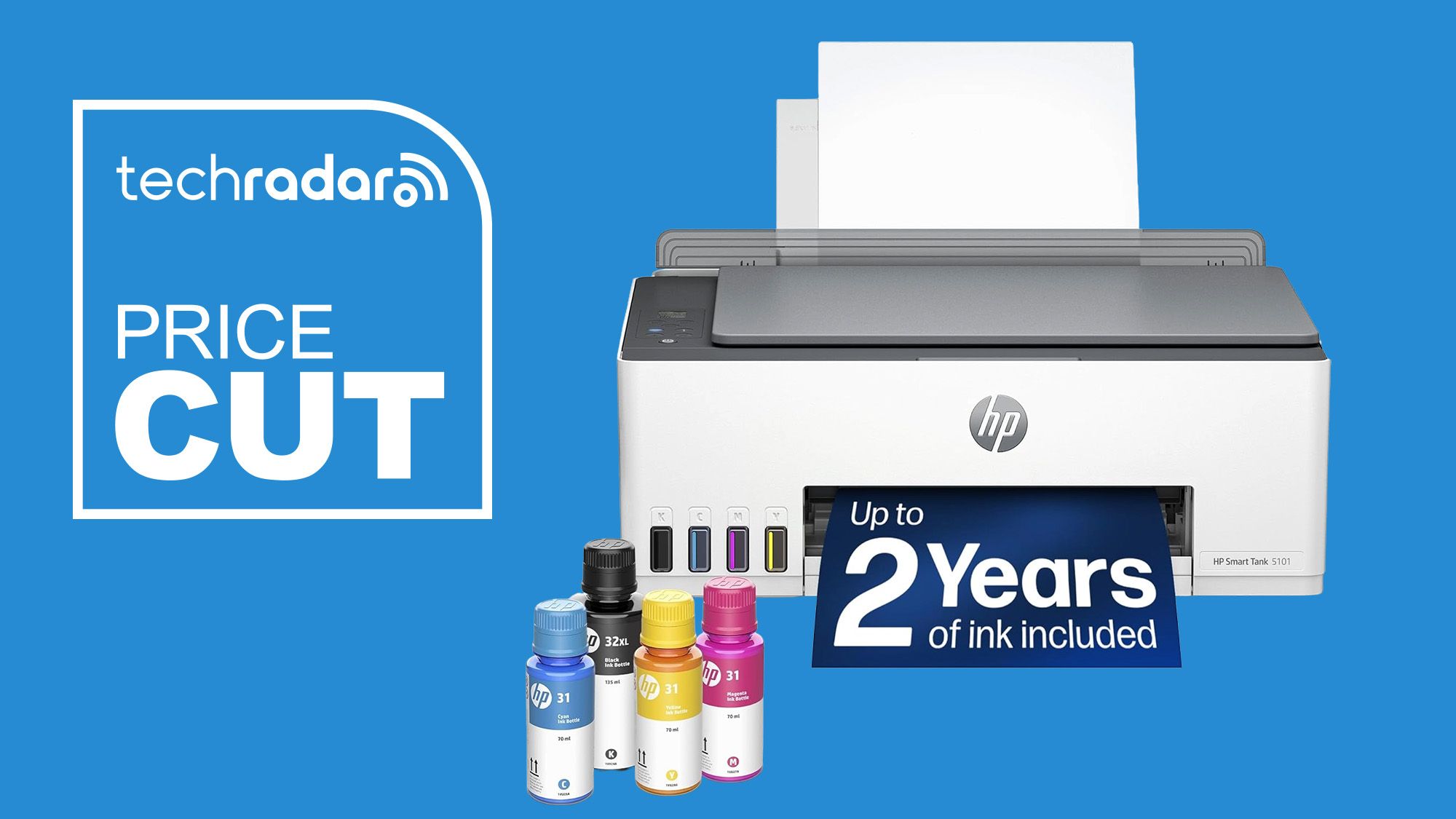 Upgrade your setup: HP’s Smart Tank 5101 is $170 with 2 years of ink