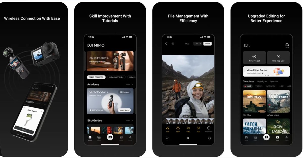DJI Mimo update brings automatic backups, smarter editing, and new creative tools