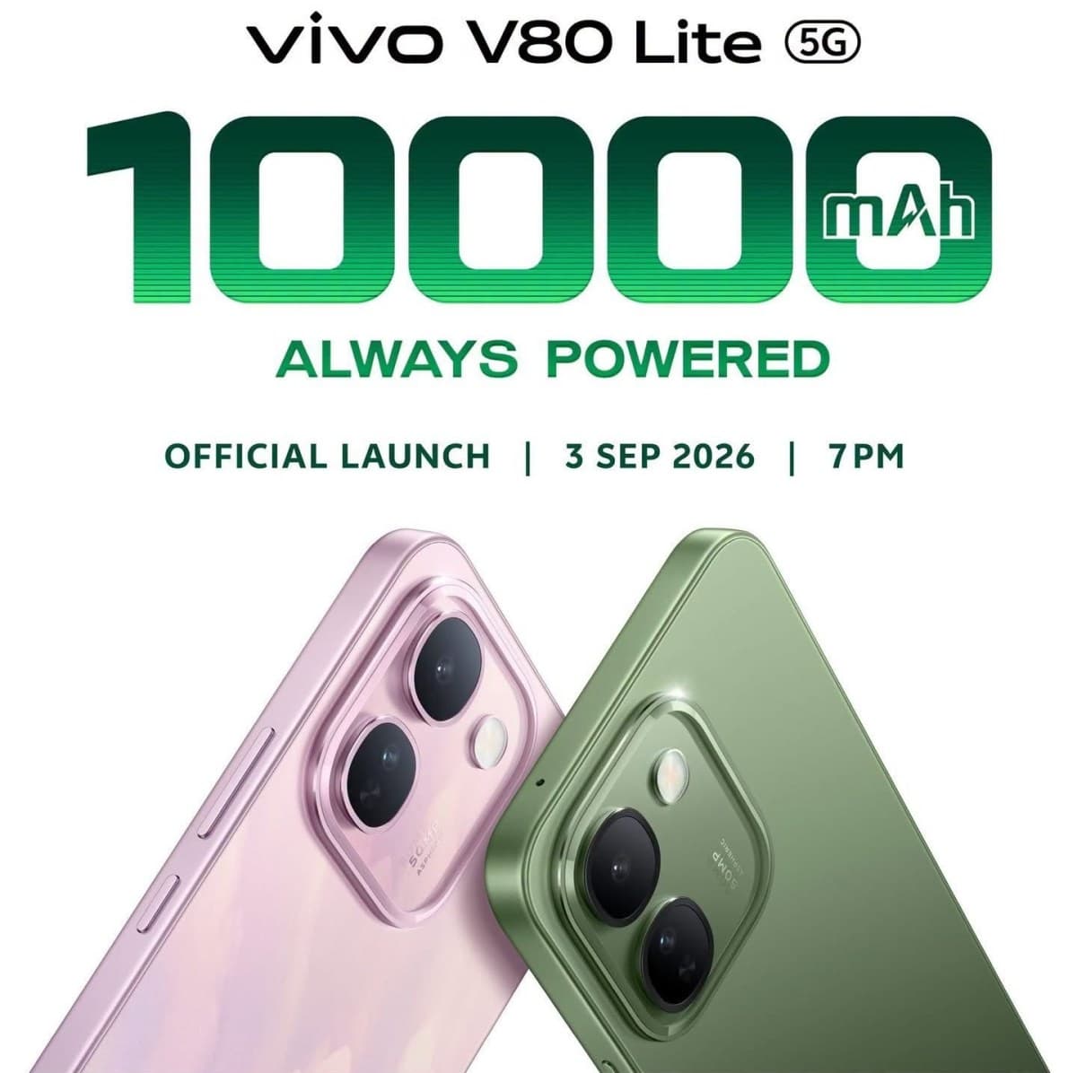 Vivo V80 Lite Malaysia: 10,000mAh Battery Launch Sept 3