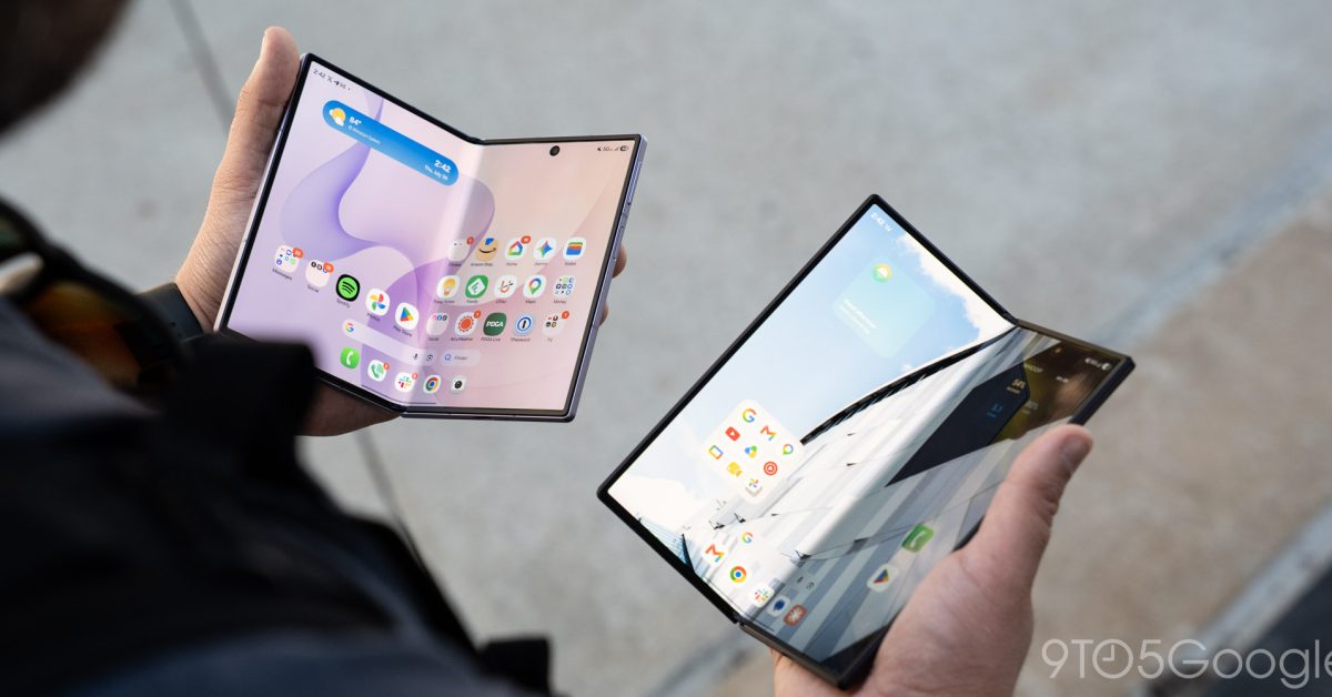 Book-style foldables are taking over, with Samsung fighting for second place