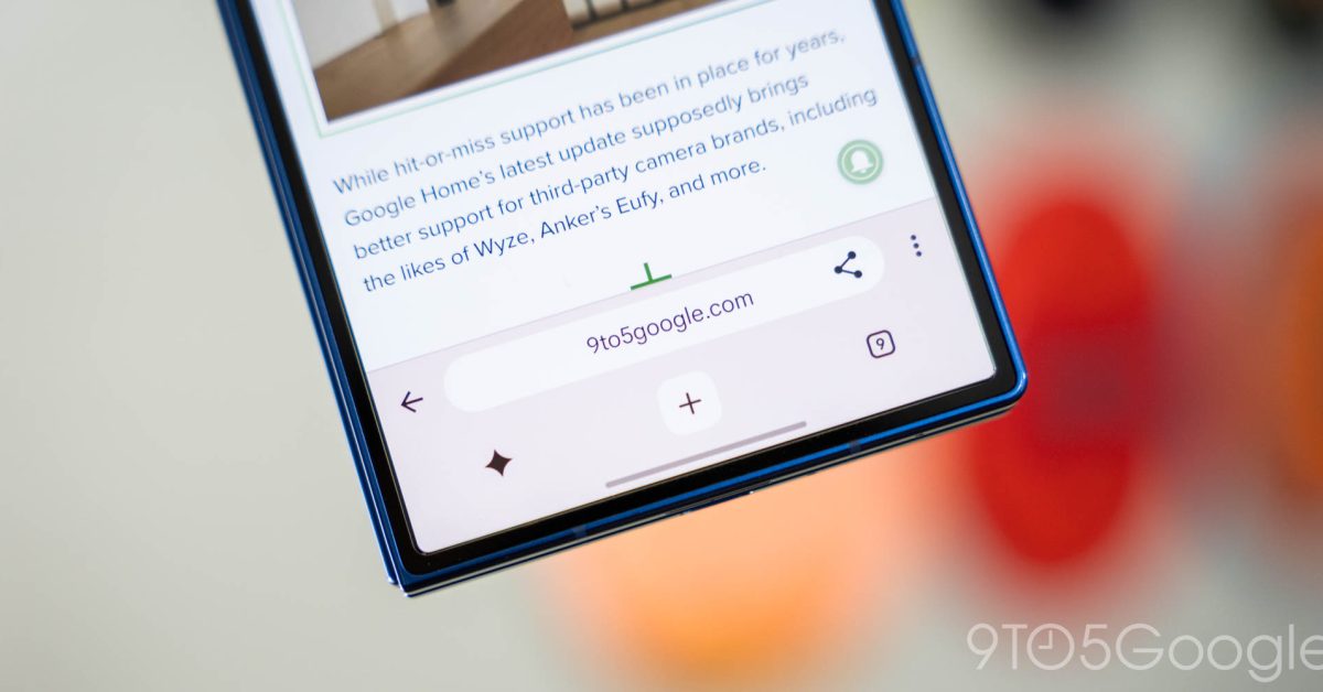 Google Chrome starts rolling out updated navigation bar with Gemini button on Android [Gallery]