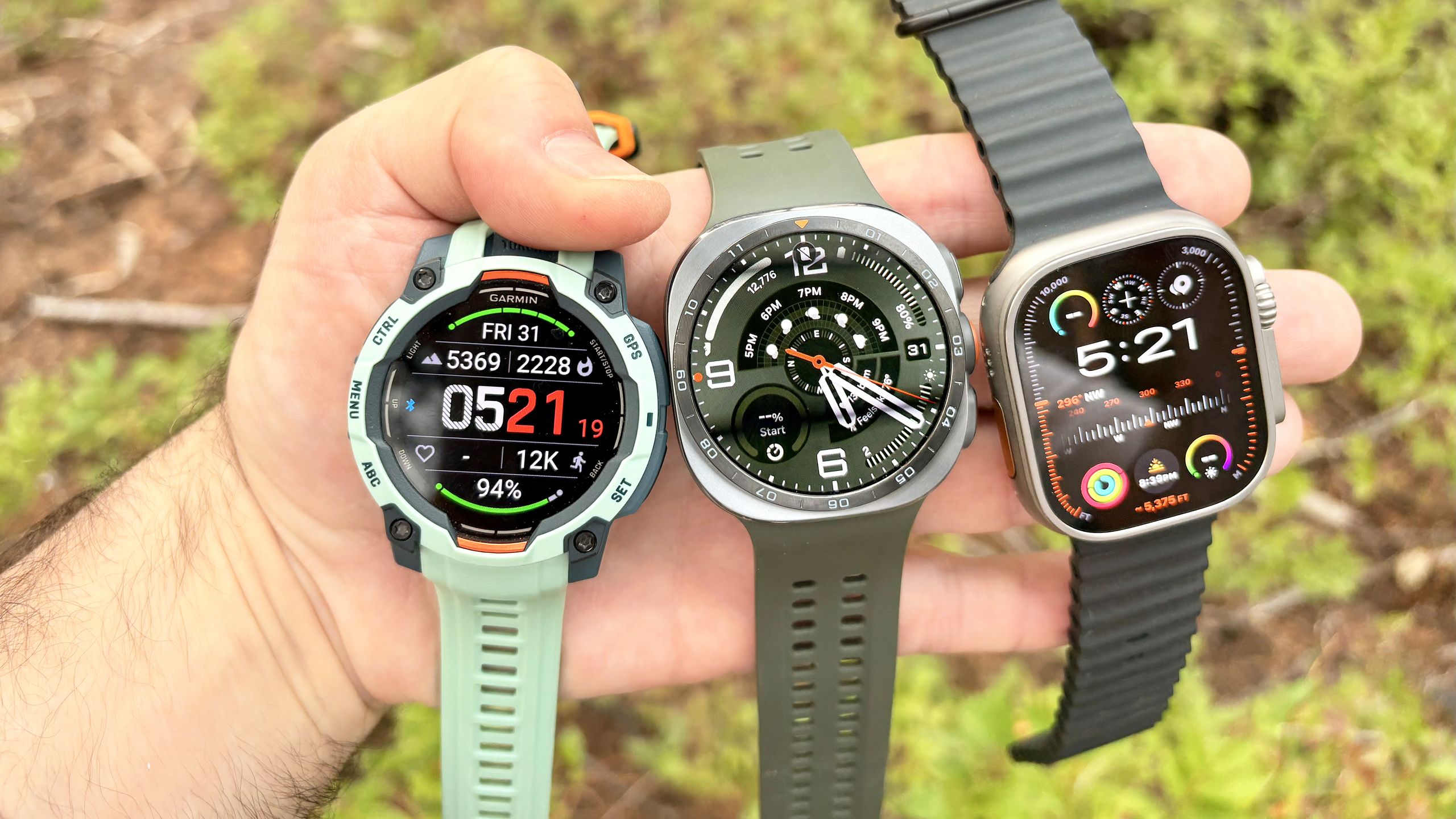 I trekked the Cascade Mountains with the Apple Watch Ultra 3 vs Garmin Instinct 3 vs Samsung Galaxy Watch Ultra 2 — this is the one I’d take on my next hike