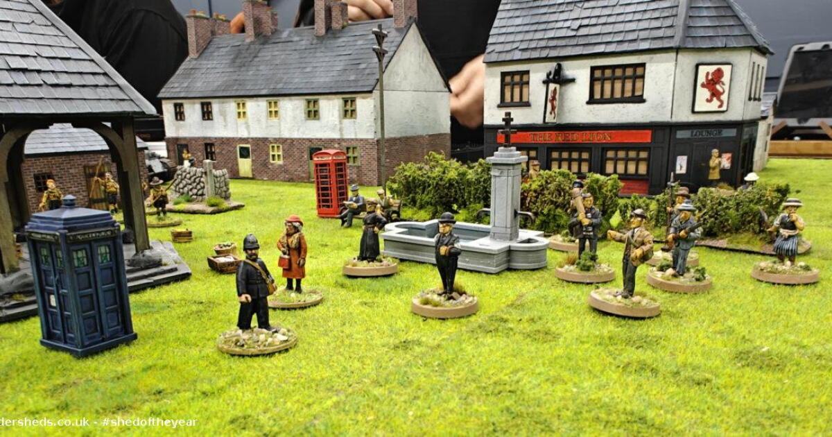 Battle-ready wargaming hut crowned 2026 Shed of the Year