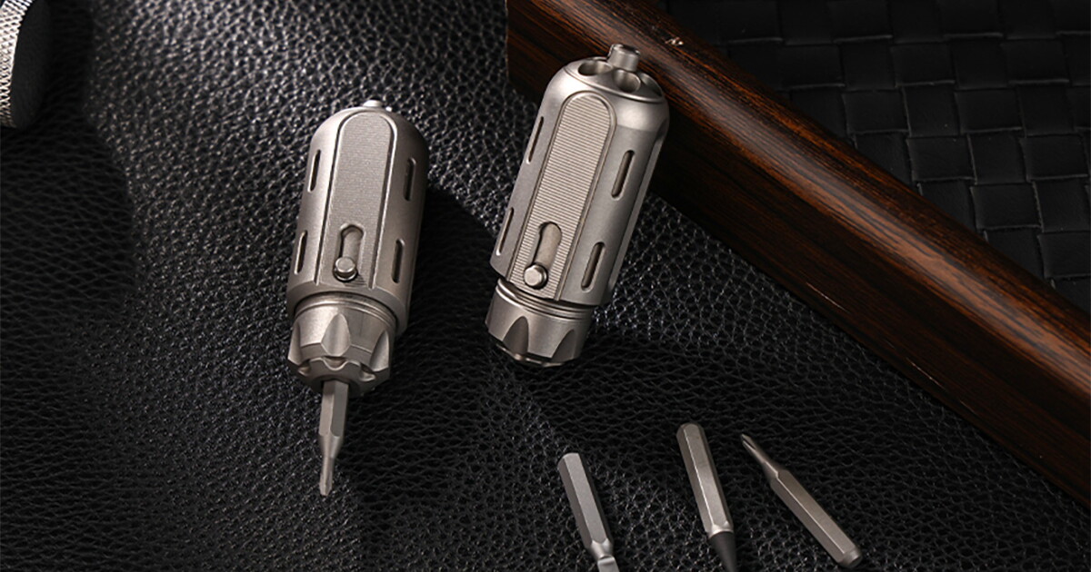 Tiny titanium keyring puts a versatile toolkit in your pocket