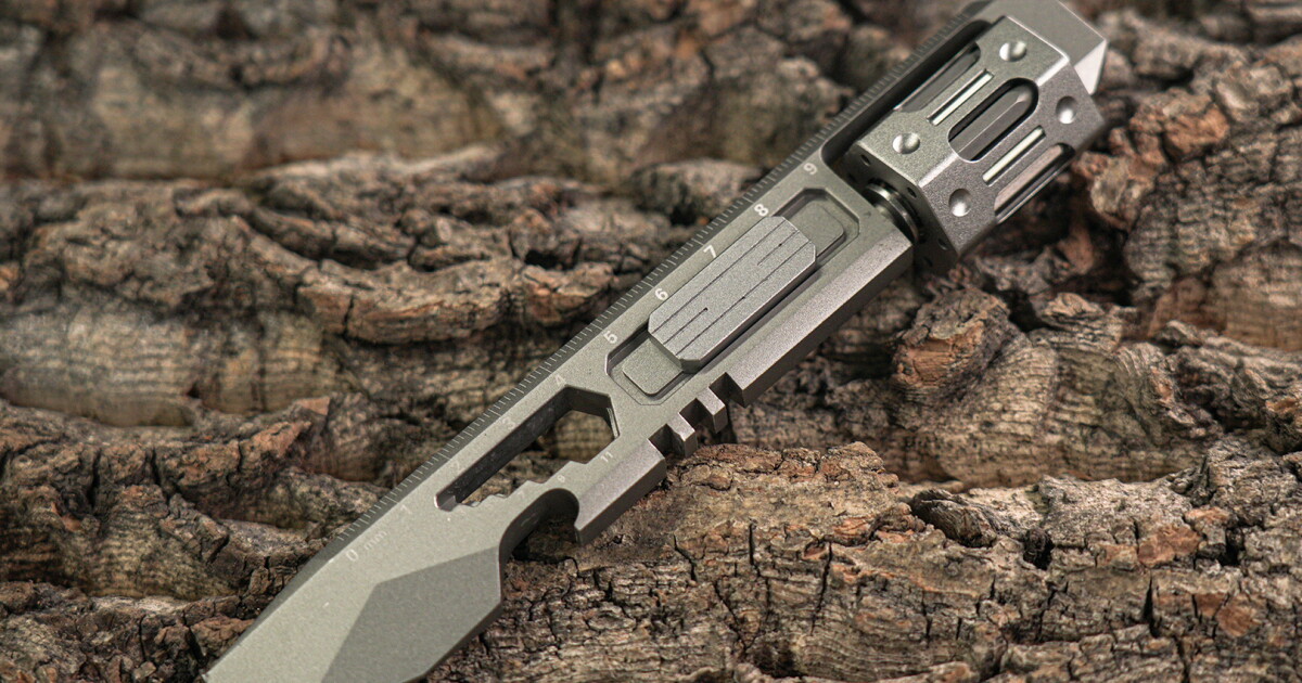 Prying, wrenching, screwdriving multitool has the soul of a six-shooter