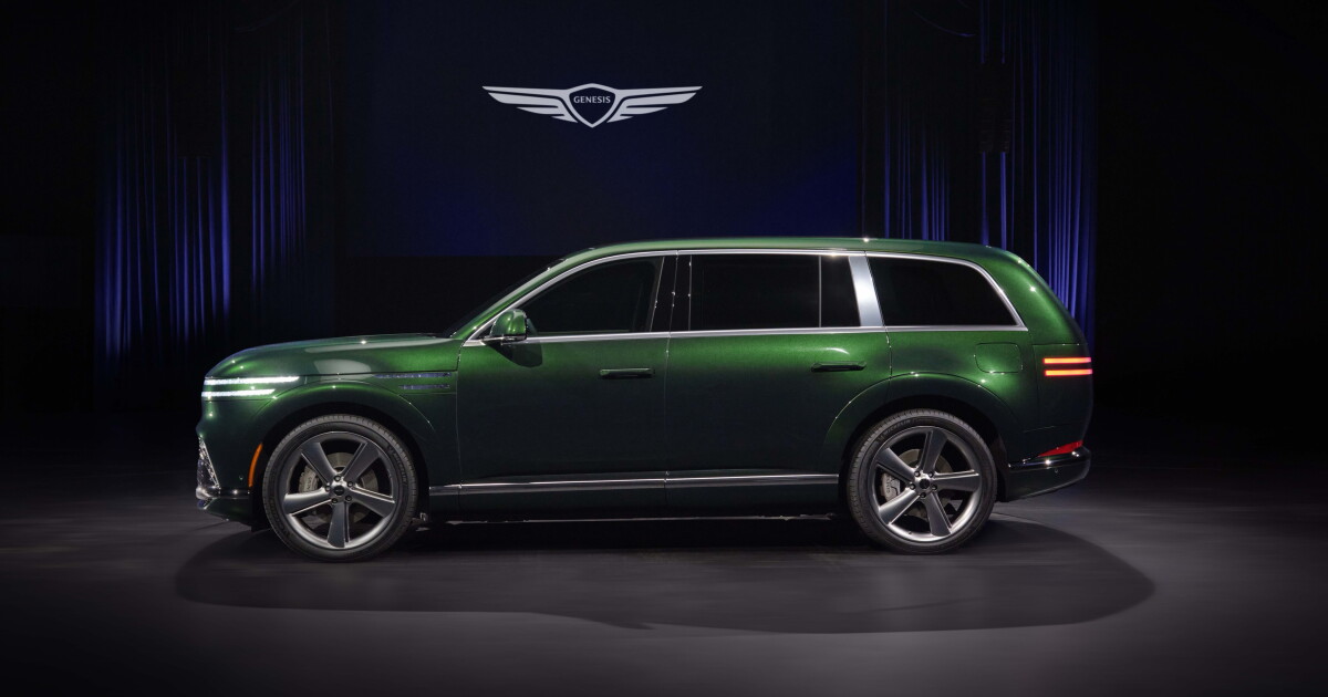 Genesis debuts luxury EV flagship GV90 with pillarless coach doors