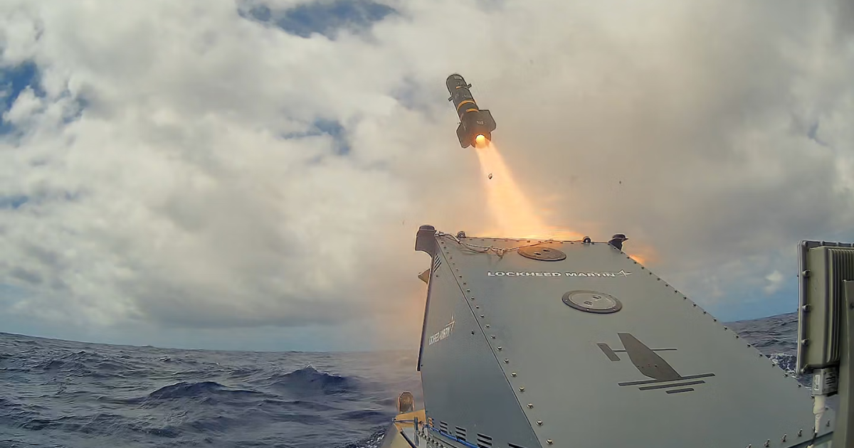 Sail-powered drone fires guided missiles in US Navy live-fire test