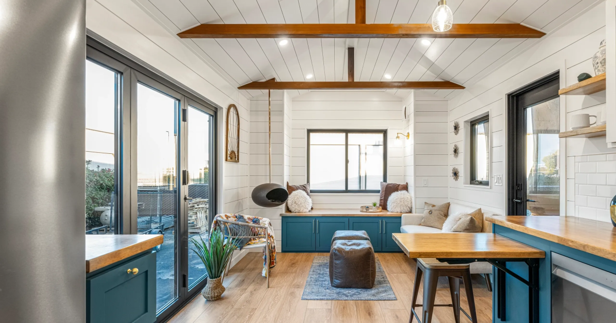 400-sq-ft tiny house offers downsizing without the usual compromises