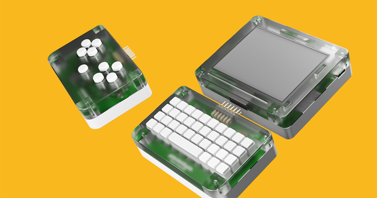 Pocketbyte customizable portable computer opens doors for makers