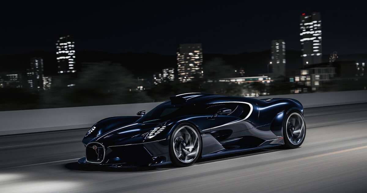 Bugatti Destrier: An artistic expression of raw speed
