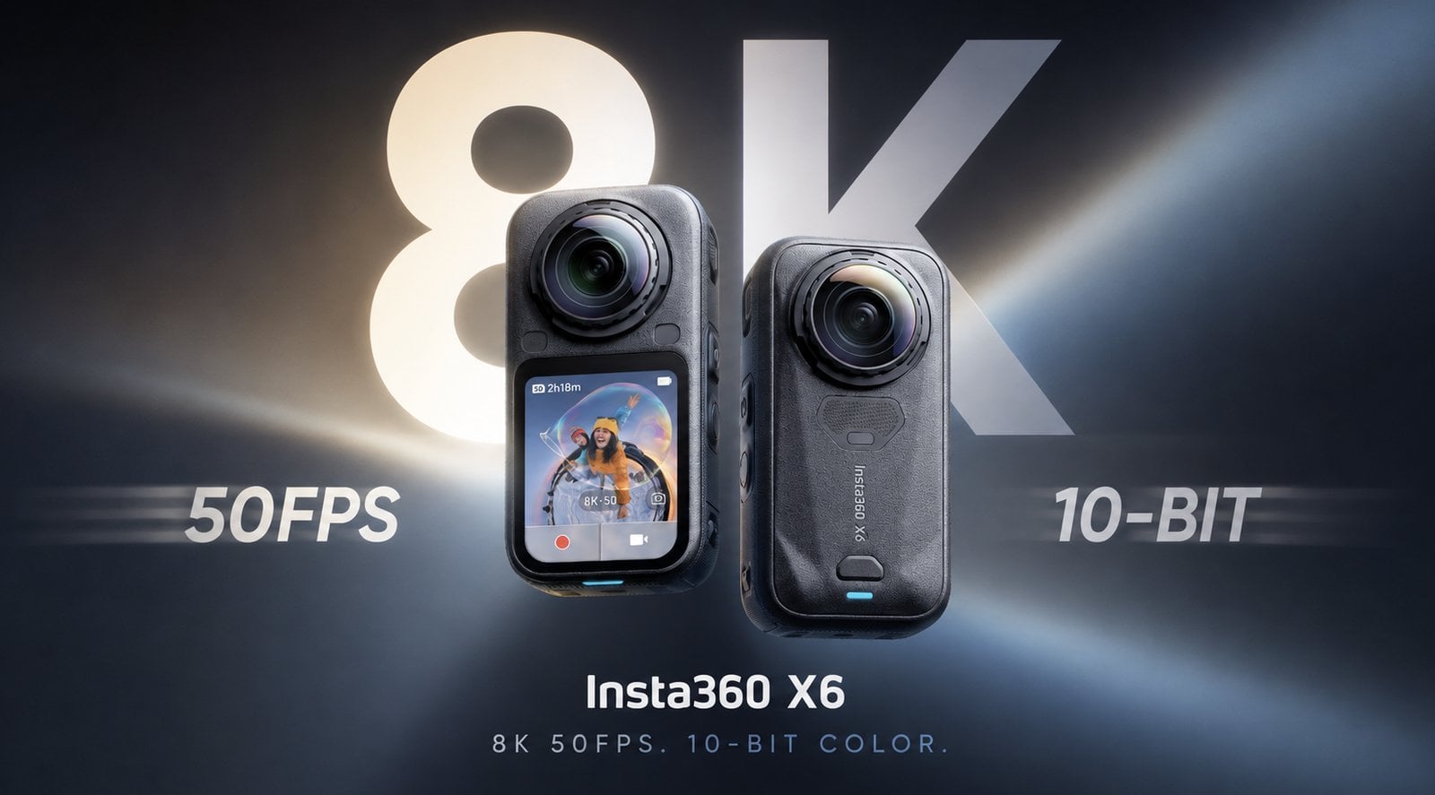 Insta360 X6 Brings 8K 50 FPS Video and 10-Bit Color