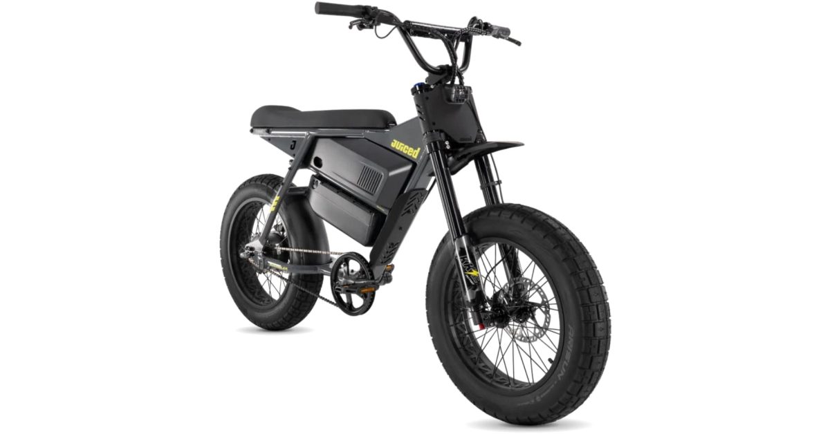 Juiced doubles down with 120-mile range e-bike on dual-battery Scrambler Hardtail