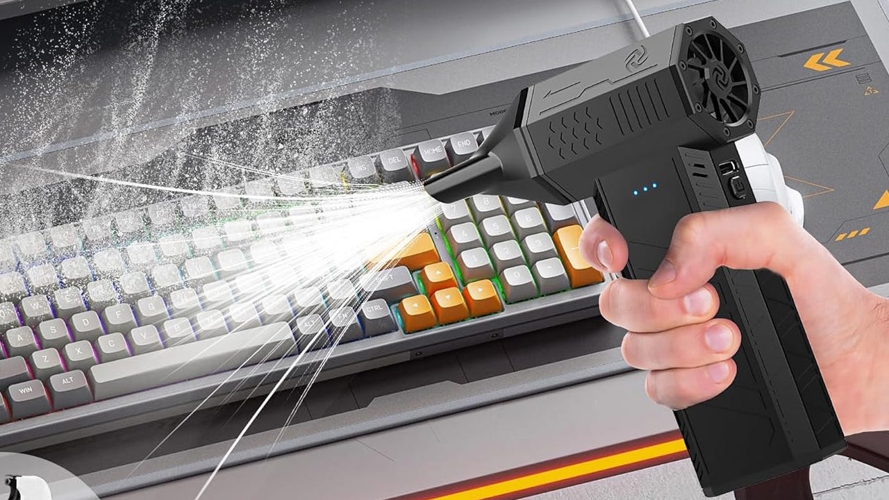 Get a Cordless Rechargeable Electric Air Duster for Your PC Maintenance for Just $19.99 and Say Goodbye to Buying Compressed Air Canisters in Bulk