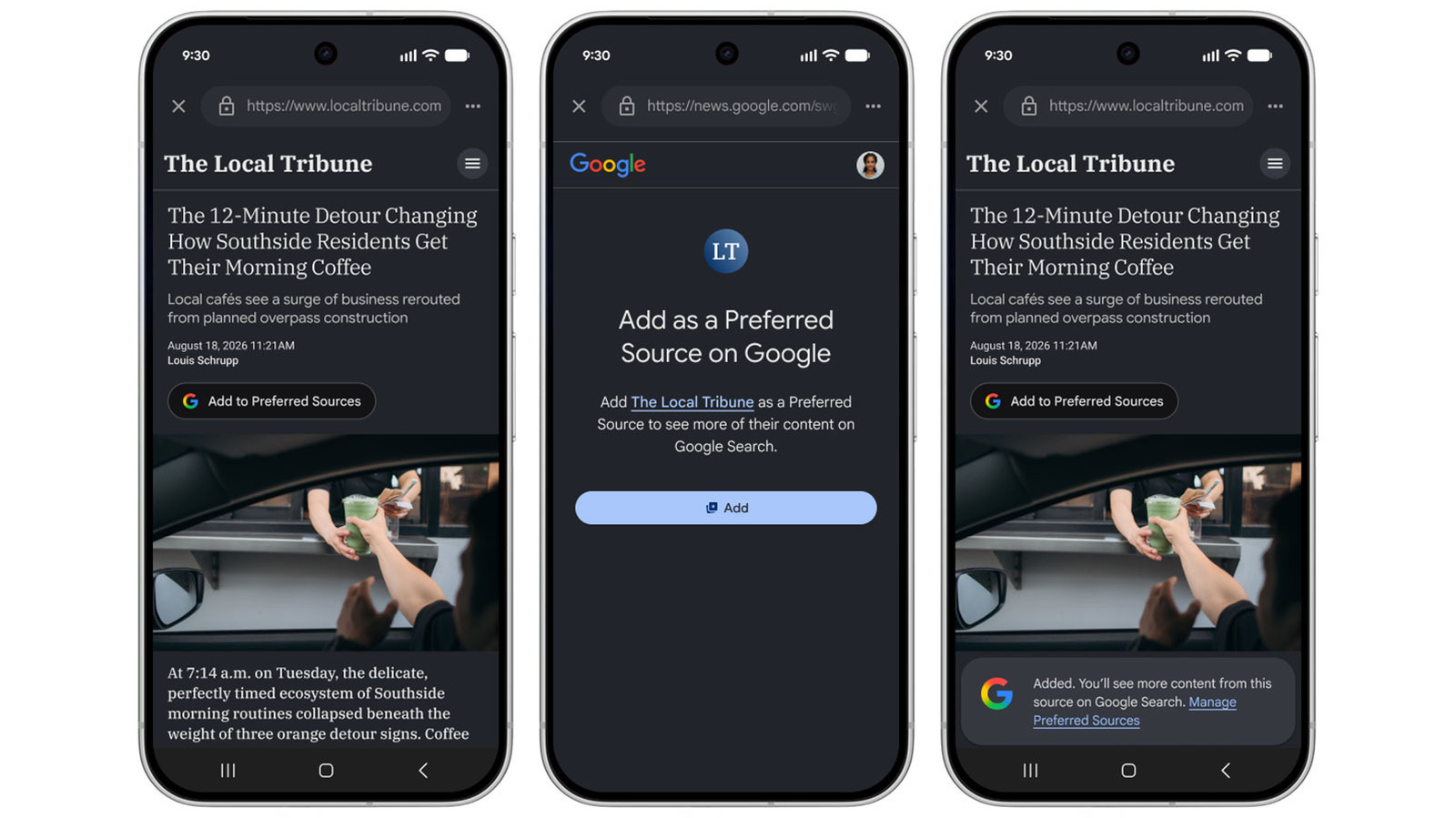 Google now allows you to add your favorite new sources to Search – Engadget