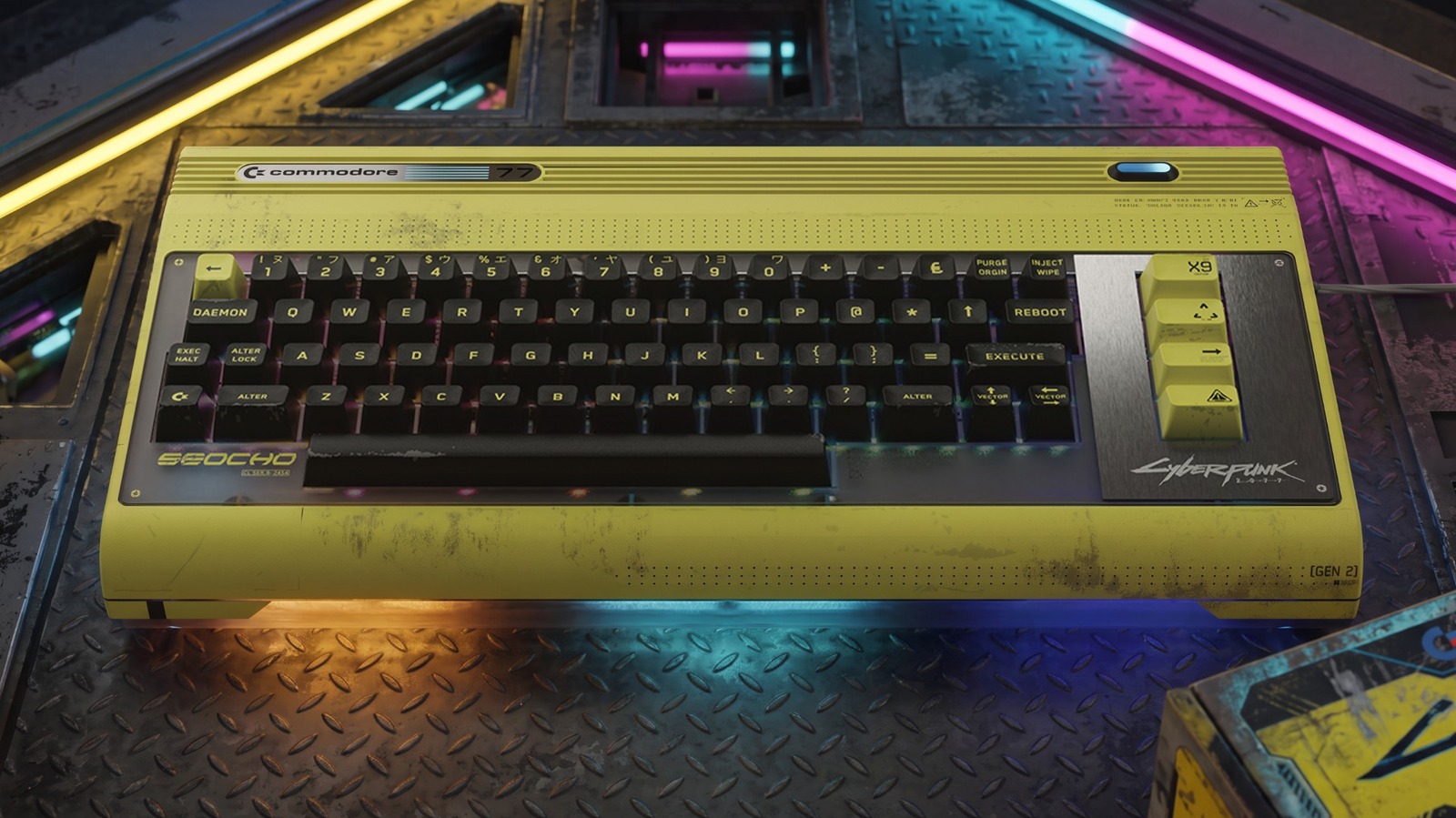 Check out this cool Cyberpunk 2077-edition Commodore 64 – Engadget