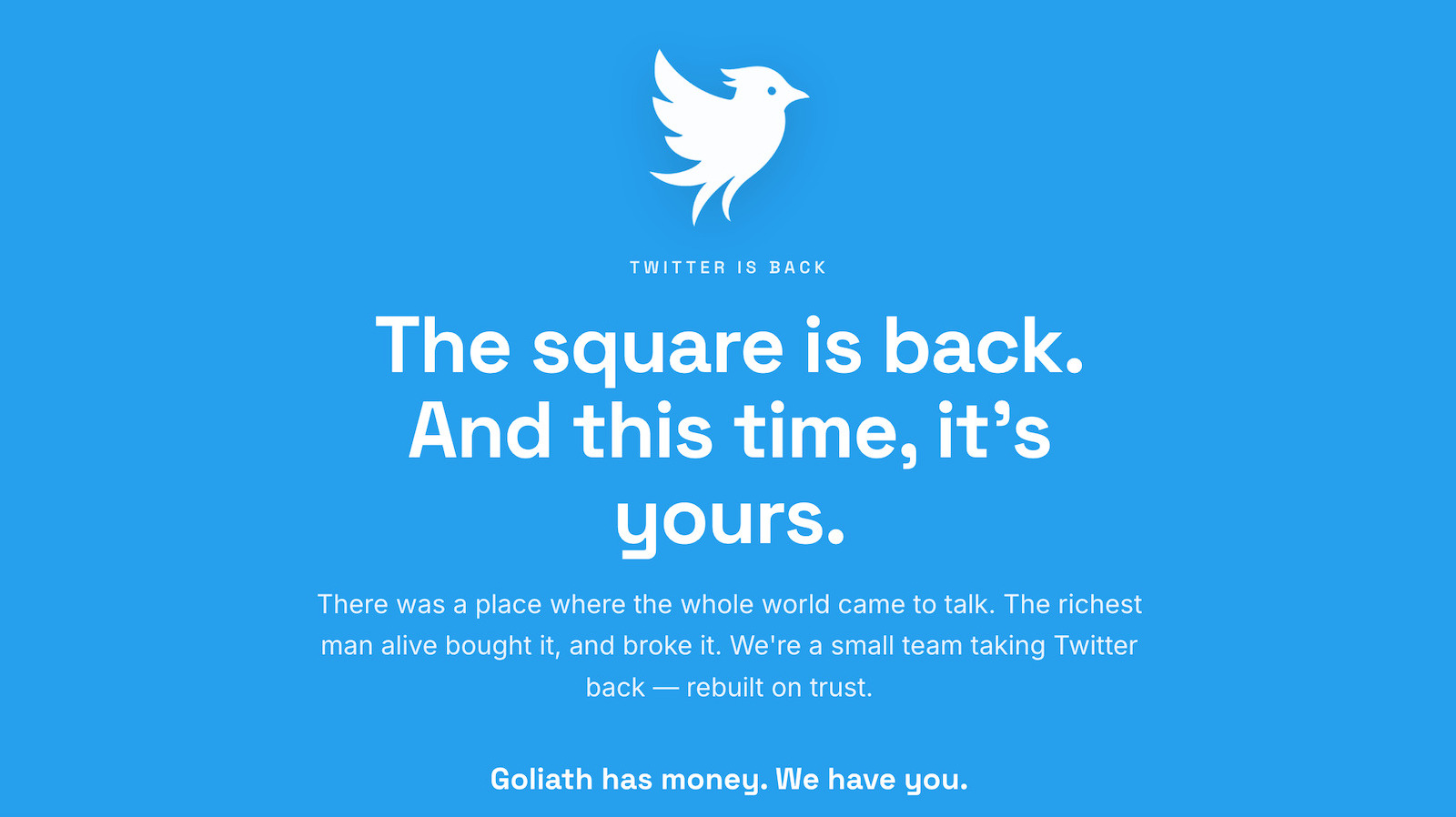 There’s a new Twitter in town, even though a judge has yet to rule on a trademark injunction – Engadget