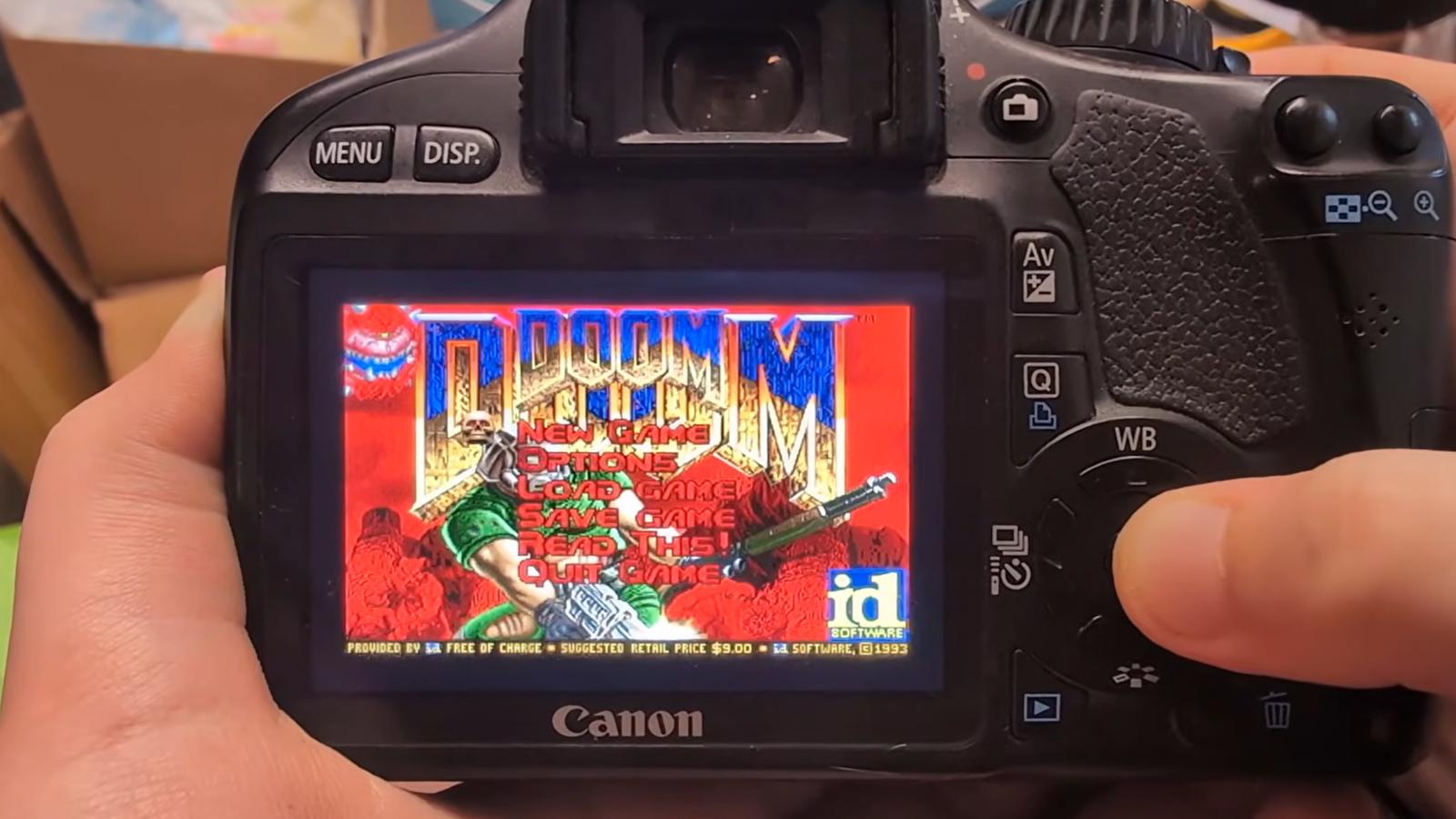 Programmer Launched DOOM on a Canon DSLR Camera