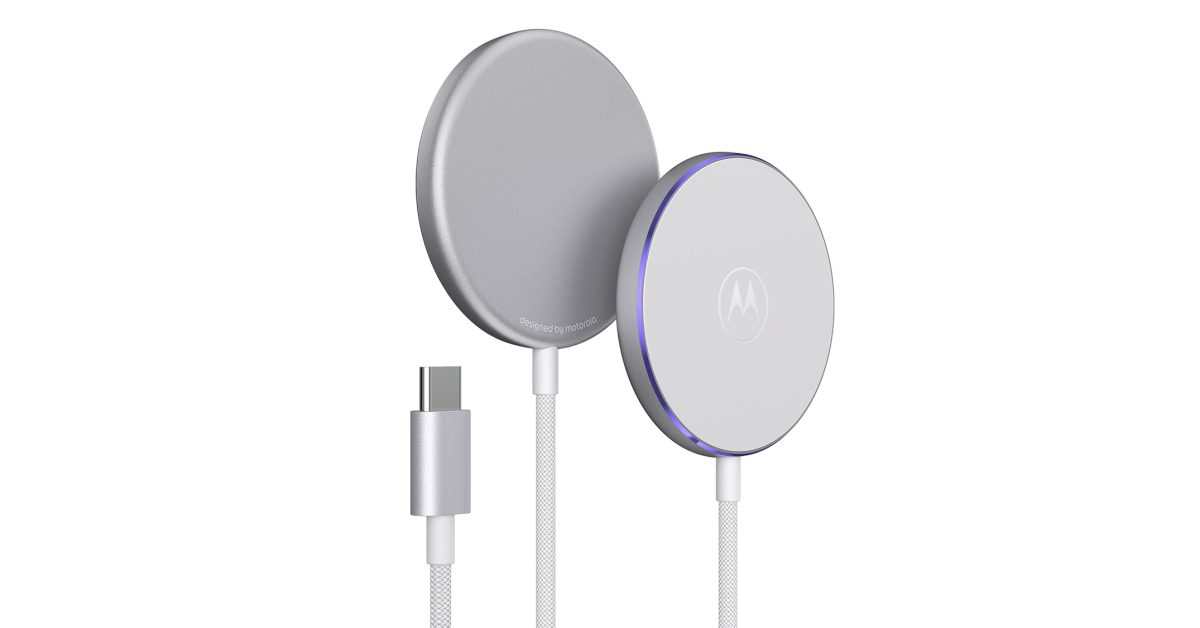 ‘Moto Snap’ magnetic wireless charger leaks, hopefully as a sign of more Qi2 to come [Gallery]
