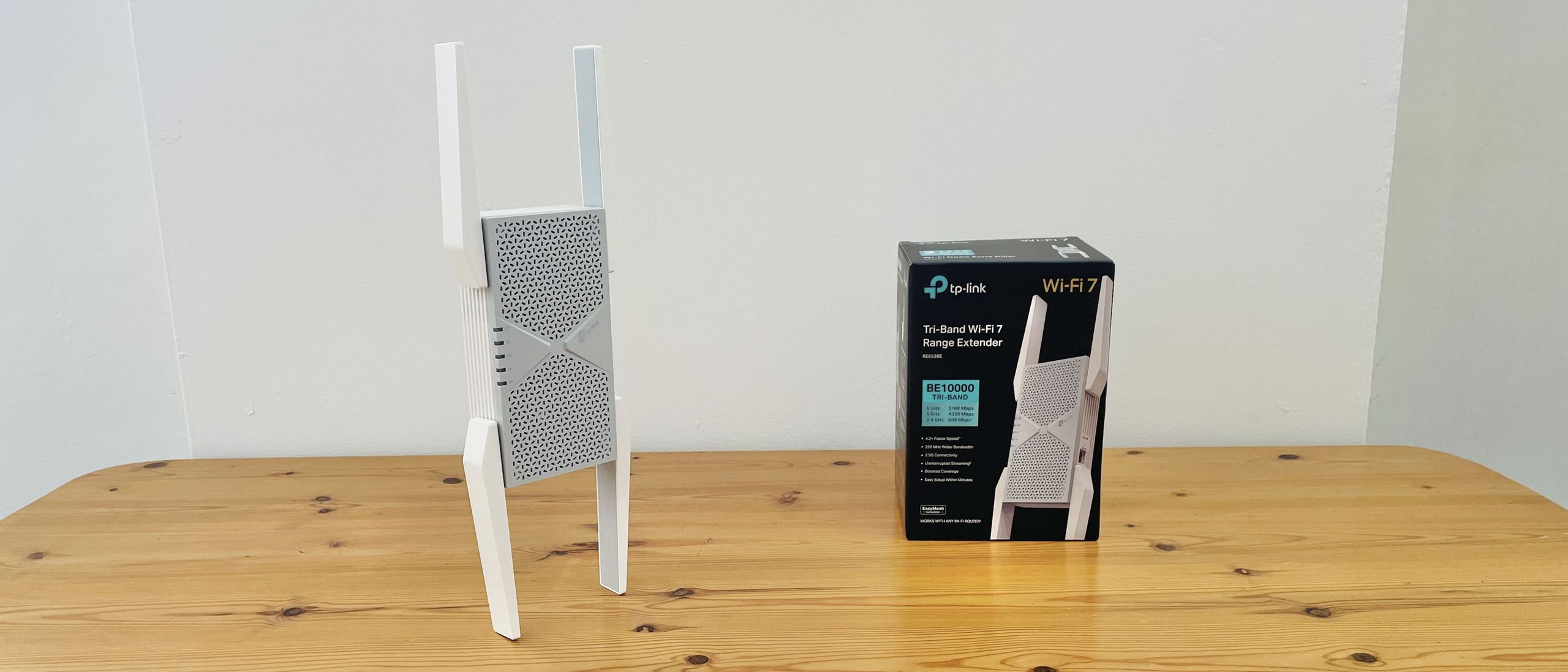 TP-Link BE10000 Wi-Fi 7 Range Extender (RE653BE): blazing fast Wi-Fi 7 range extender for power users