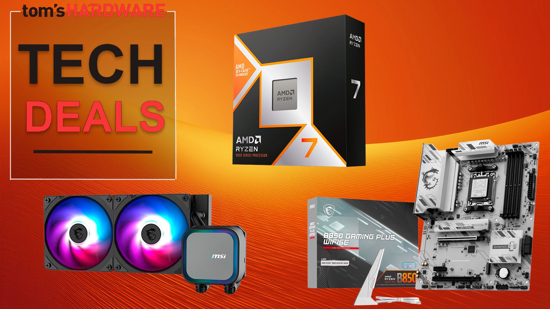 Save $160 off AMD’s ultimate gaming CPU combo, includes motherboard and chip cooler — $458 combo features Ryzen 7 9800X3D, B850 motherboard, and a 240mm liquid AIO