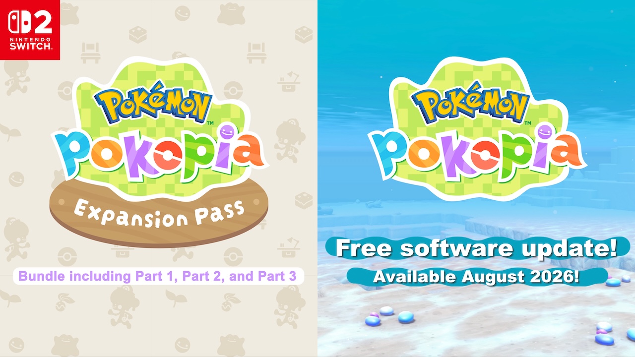 Pokémon Pokopia, Free Update and Expansion Pass paid DLC Part 1, Bubbly Basin arriving this August | News & Updates | Nintendo