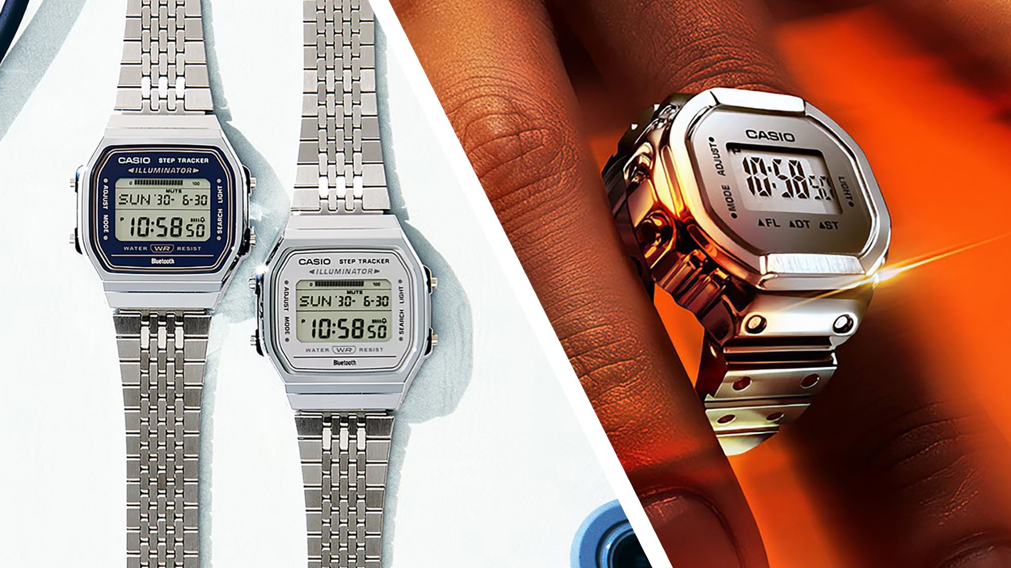Casio’s new watches and smart rings do more than tell the time — they’ll count your steps, measure your heart rate, and more