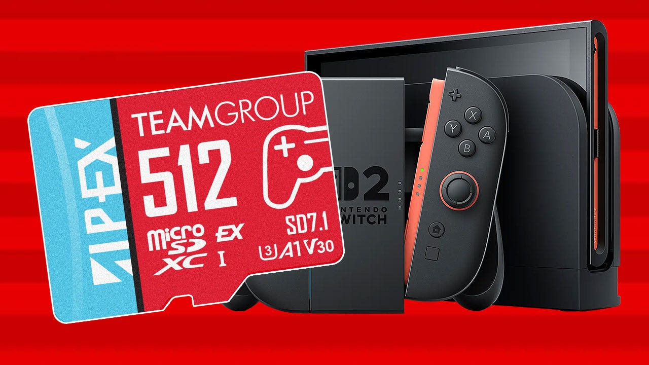 Newegg Has a 512GB Nintendo Switch 2 Memory Card for Just $95 With Free Shipping, Triples Your Total Switch 2 Storage Capacity