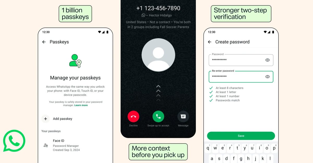 WhatsApp announces three ways to make accounts more secure – 9to5Mac