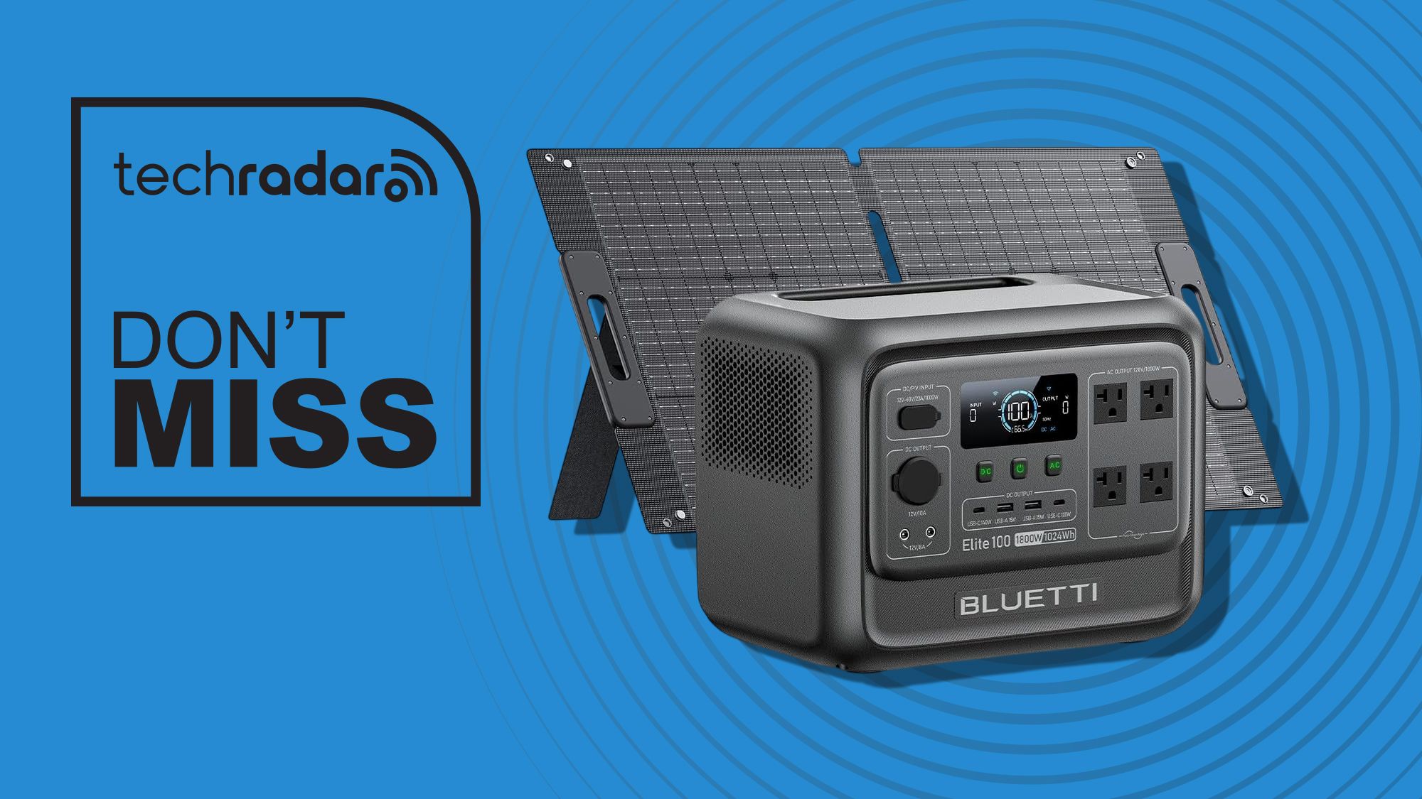 ‘Small, lightweight, powerful’: Bluetti Elite 100 V2 solar bundle is 43% off