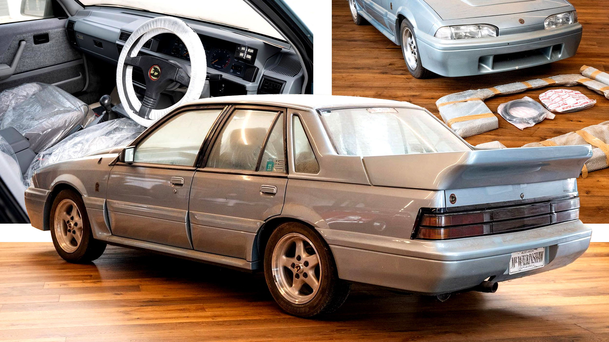 Someone Kept A 12-Mile 1988 HSV Walkinshaw Commodore Wrapped In A Garage Until They Died | Carscoops