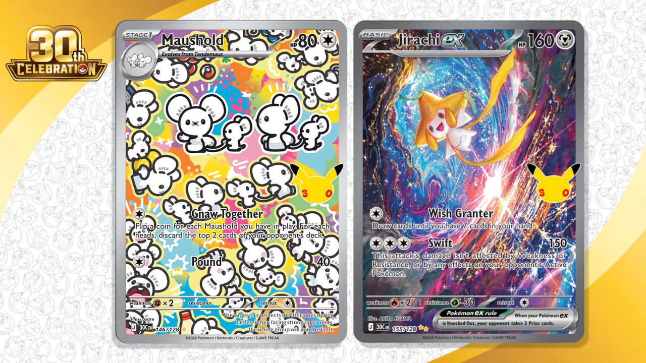 Here Are the 10 Coolest Pokémon TCG 30th Celebration Cards Every Collector Needs to See — From Jirachi ex’s Galactic Artwork to Cute Budget Finds