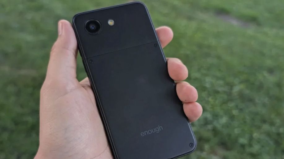 Phones like the Enough Phone don’t get made anymore: an iPhone 13 mini-sized handset with a removable battery and a microSD card slot