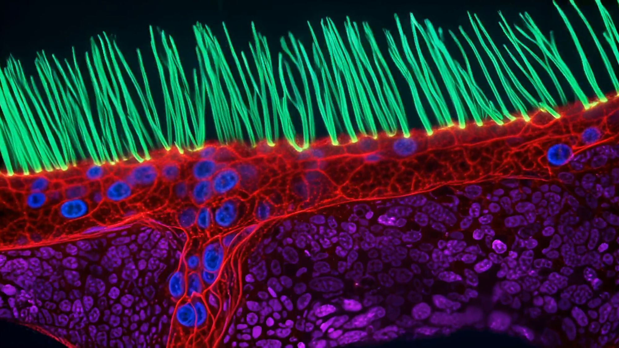This video of airways showing ‘something beautiful and important is happening inside us’ just scooped the top prize in Nikon’s microscope competition — but there’s a sad twist in the story