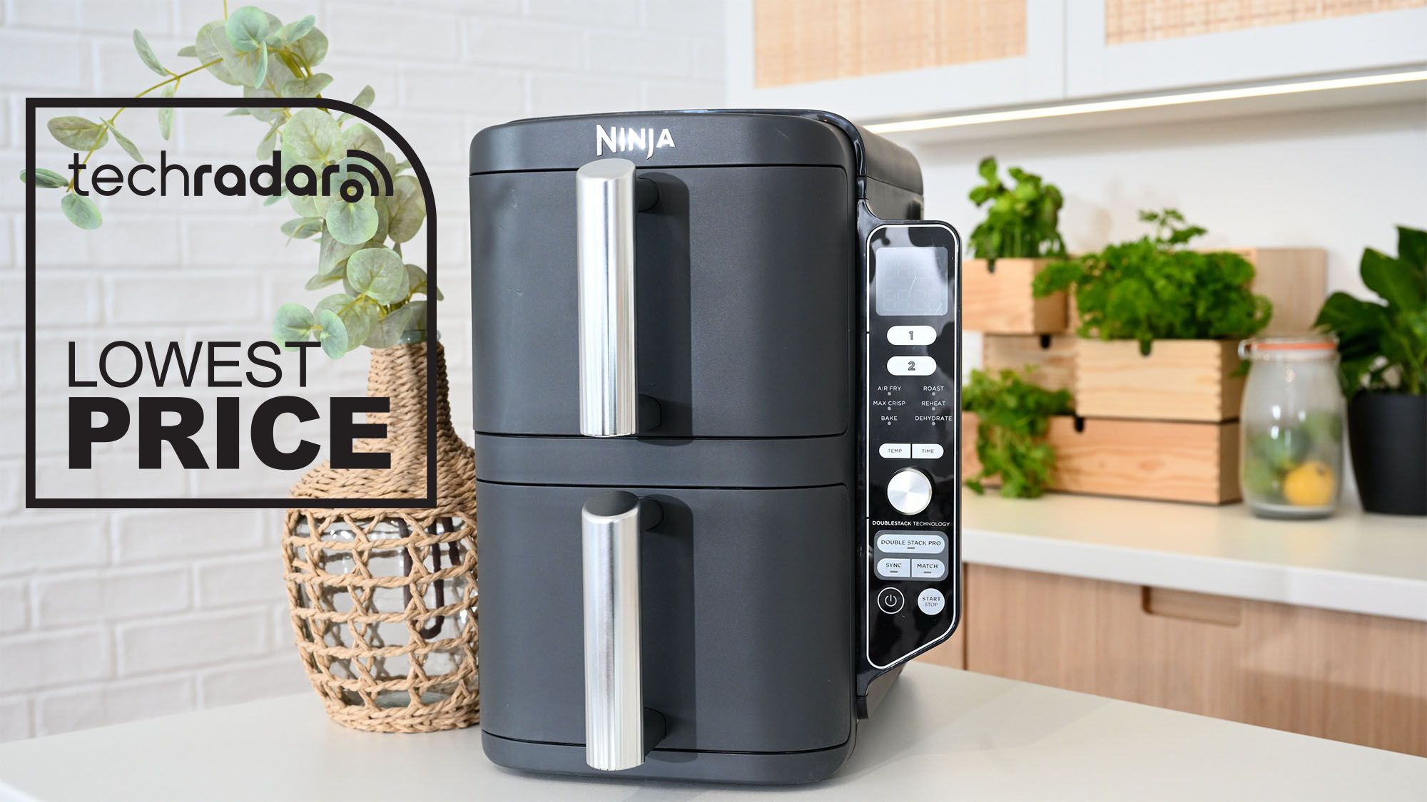 Our favourite space-saving air fryer just hit an all-time low price — the Ninja DoubleStack XXXL is just AU$179 in this Prime Day deal