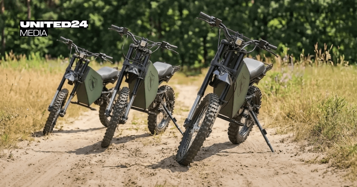 Ukraine Introduces WOLFSTORM—Silent Electric Motorcycle Built for Military Operations