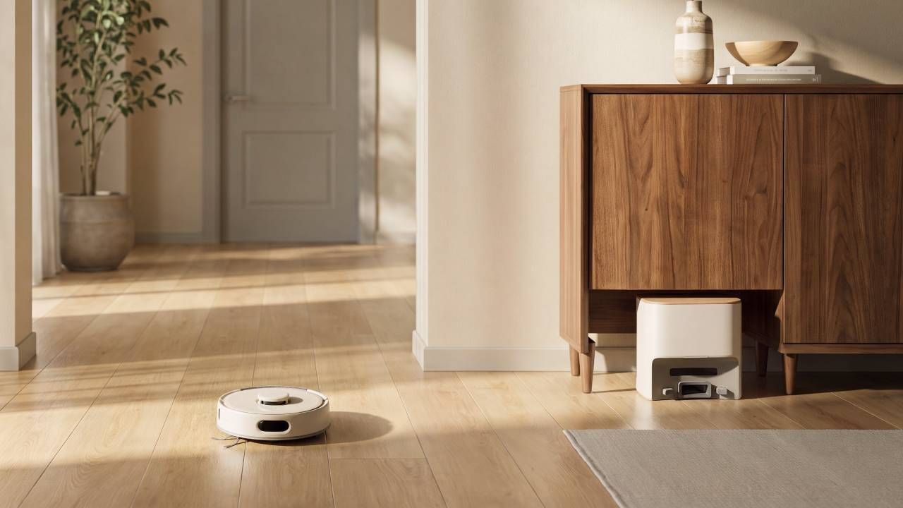 SwitchBot’s new mini robot vacuum is smaller than ever, and its dock can fit under low shelves