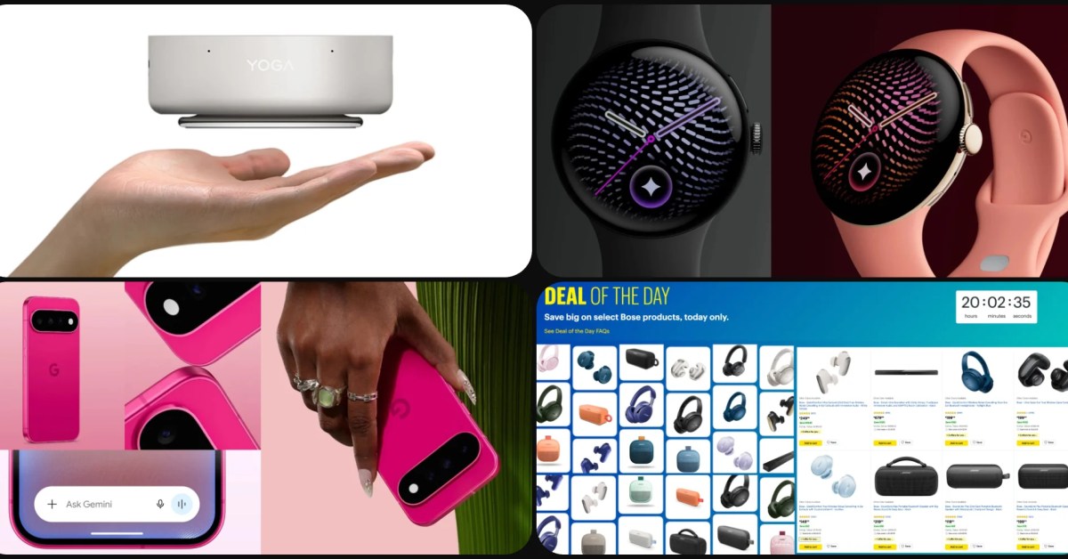Deals: Pixel Watch 5 LTE $100 off, Pixel 11 $120 off, Lenovo Yoga Mini PC $320 off, Bose flash sale, more