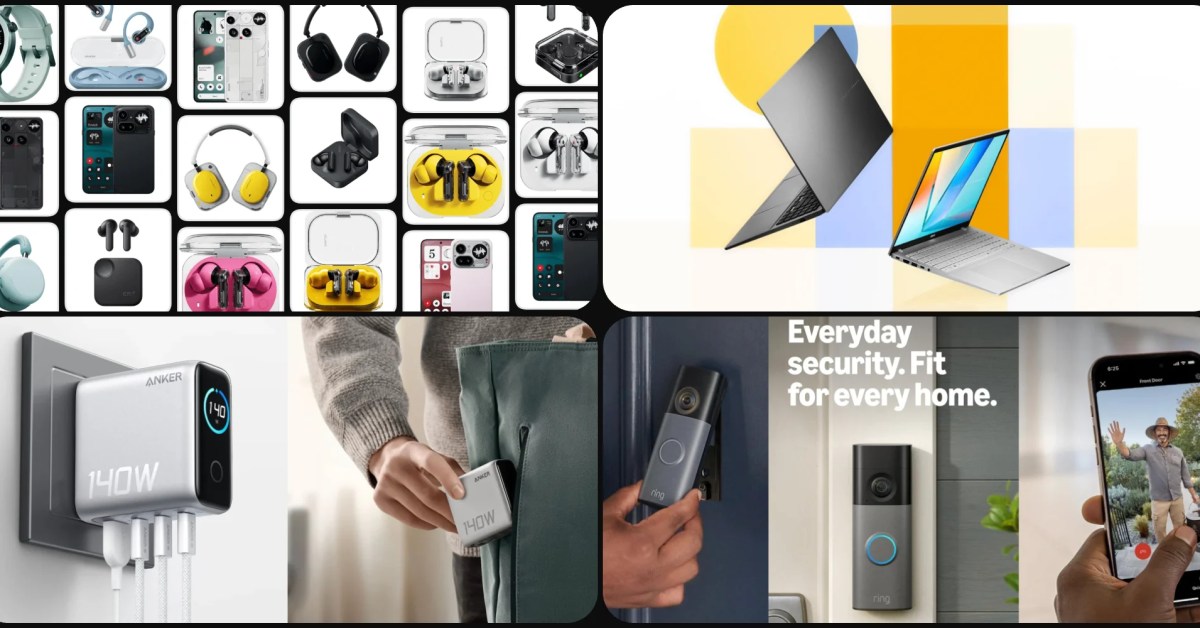Deals: Nothing Ear (3a) $79, Anker smart display charger, Ring Battery Doorbell $40, Z Fold 8 $250 off, Copilot PCs, more
