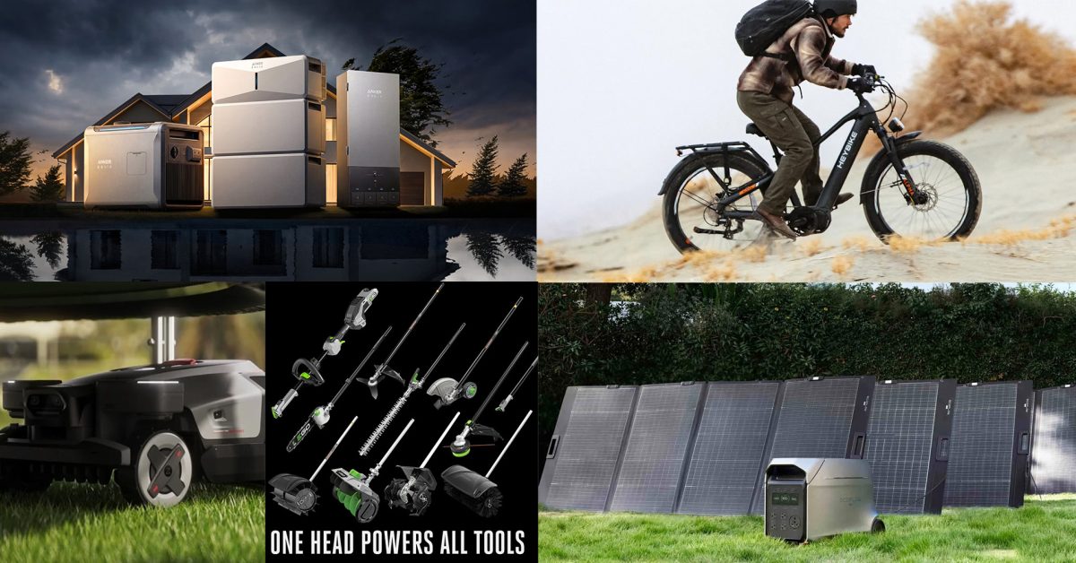 Anker SOLIX E10 system sale starts from exclusive $3,799 low, Heybike ALPHA mid-drive e-bike $1,099 low, EcoFlow, more