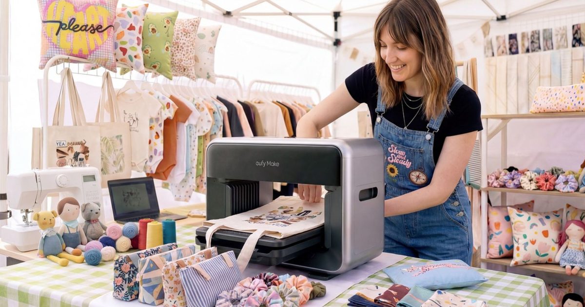 Anker’s new fabric printer will let you print custom shirts, totes, and hats at home