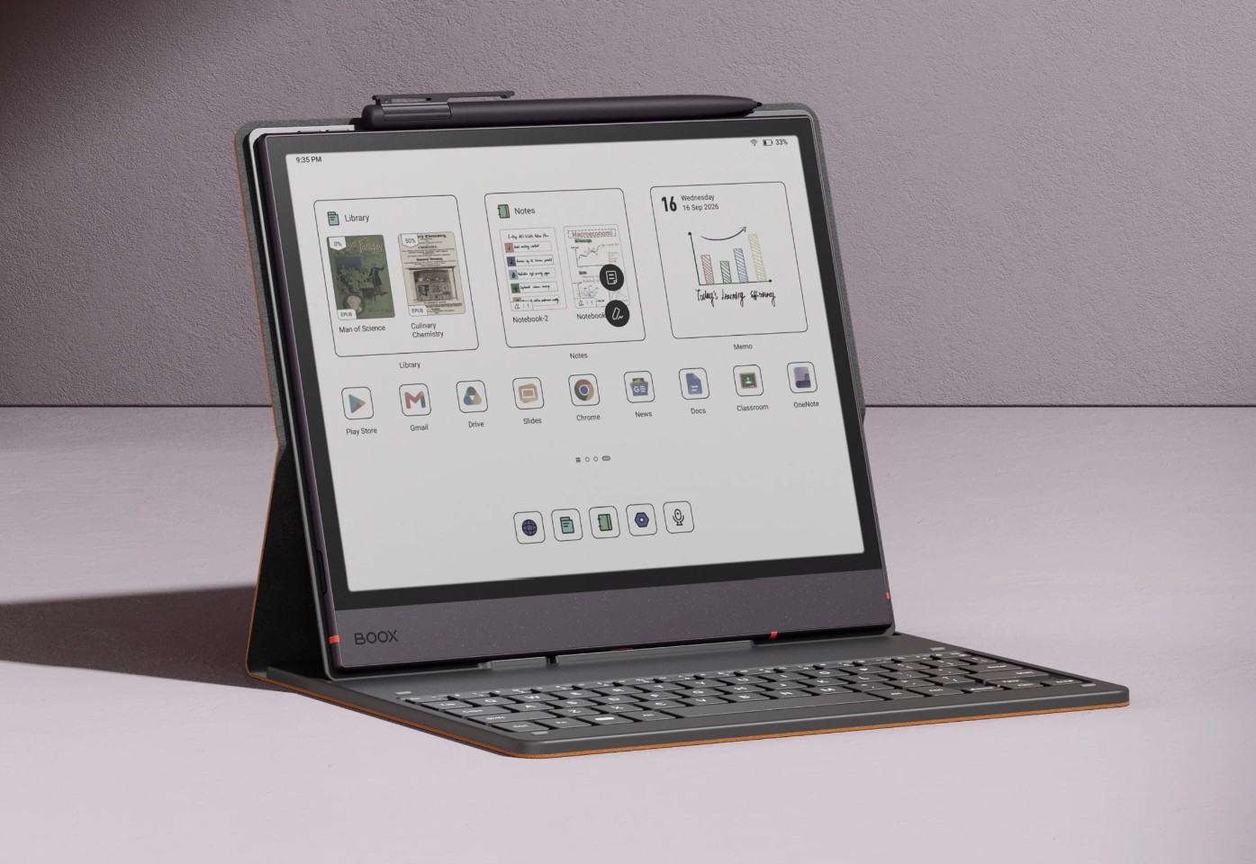 Boox Note Air6 C tablet debuts with 10.3″ color E Ink display, Android 16, faster CPU, pen, and AI voice transcription