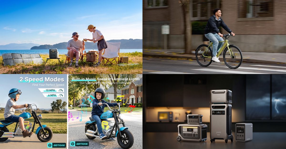 Bluetti 1,004Wh Elite 100 Mini power station exclusive launch deals, Anker SOLIX Labor Day Sale, Tenways CGO600 Pro e-bike, more