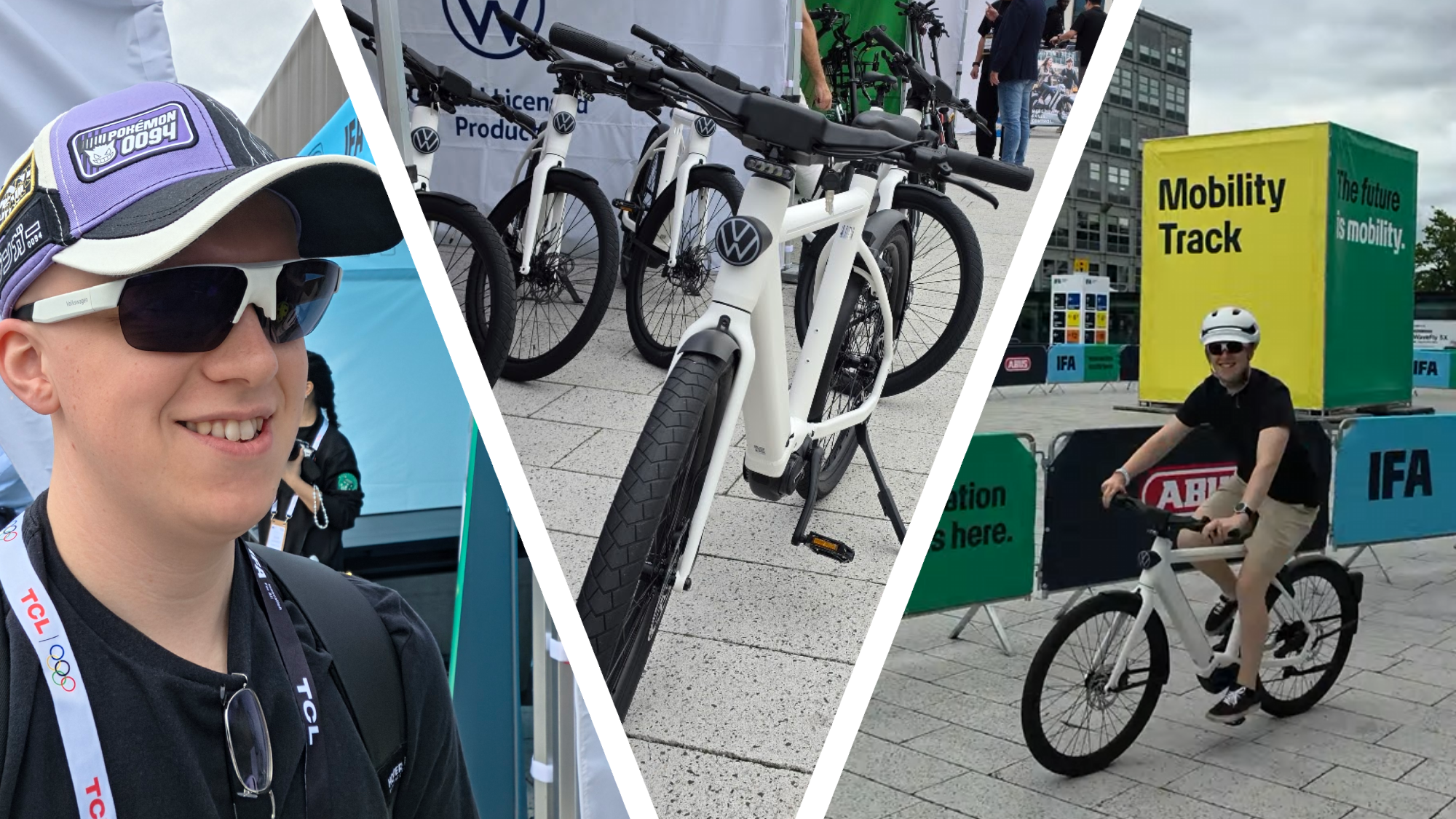 I rode Volkswagen’s ‘world’s safest e-bike’ at IFA 2026 — I love the glasses and radar, but the helmet looks a bit silly doesn’t it