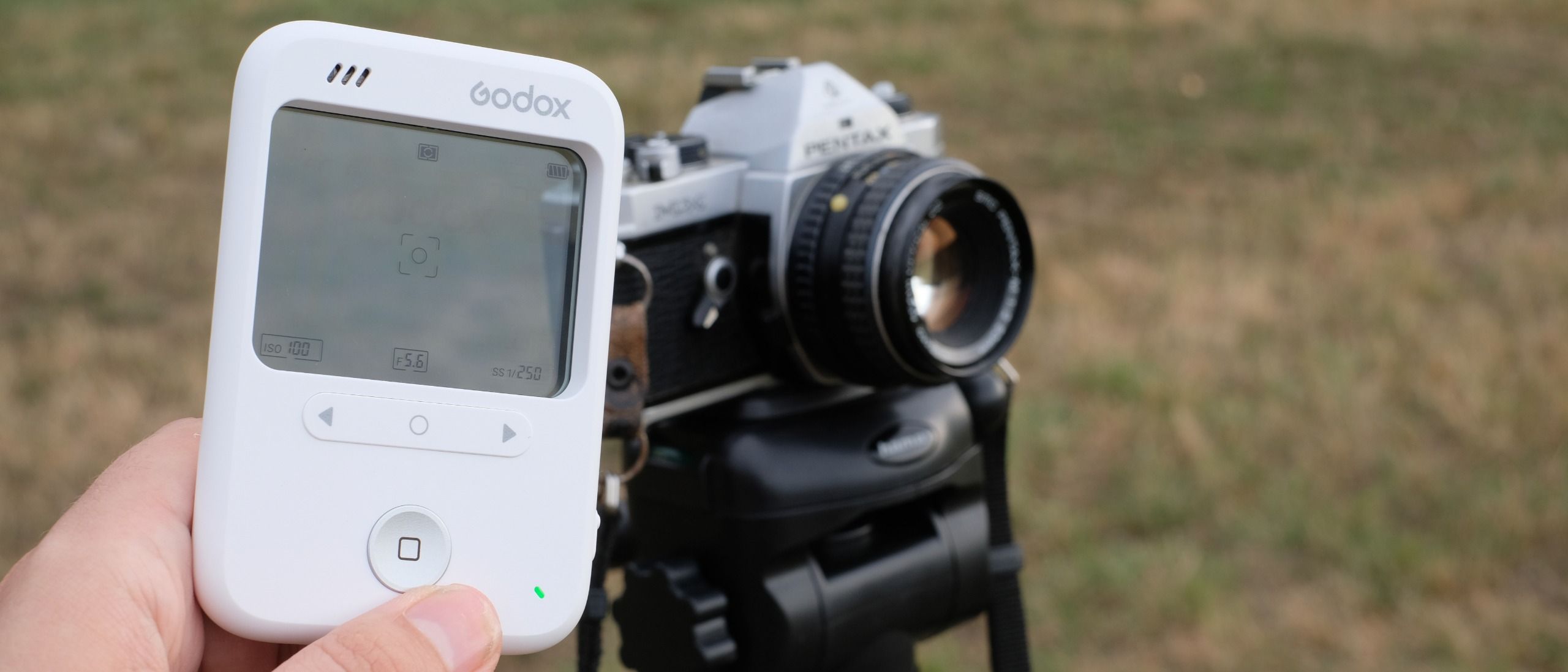 The Godox C100 viewfinder camera and light meter looks like something out of Star Trek — but in reality it misses the mark
