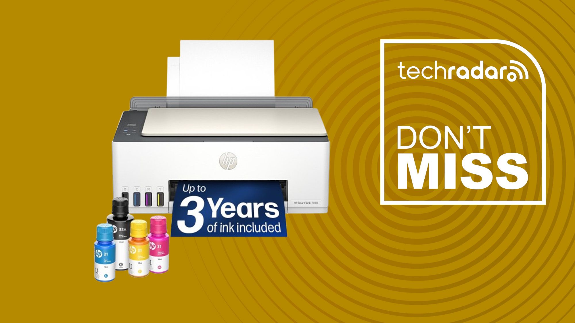 HP’s cartridge-free printer with 3 years’ free ink drops to $170