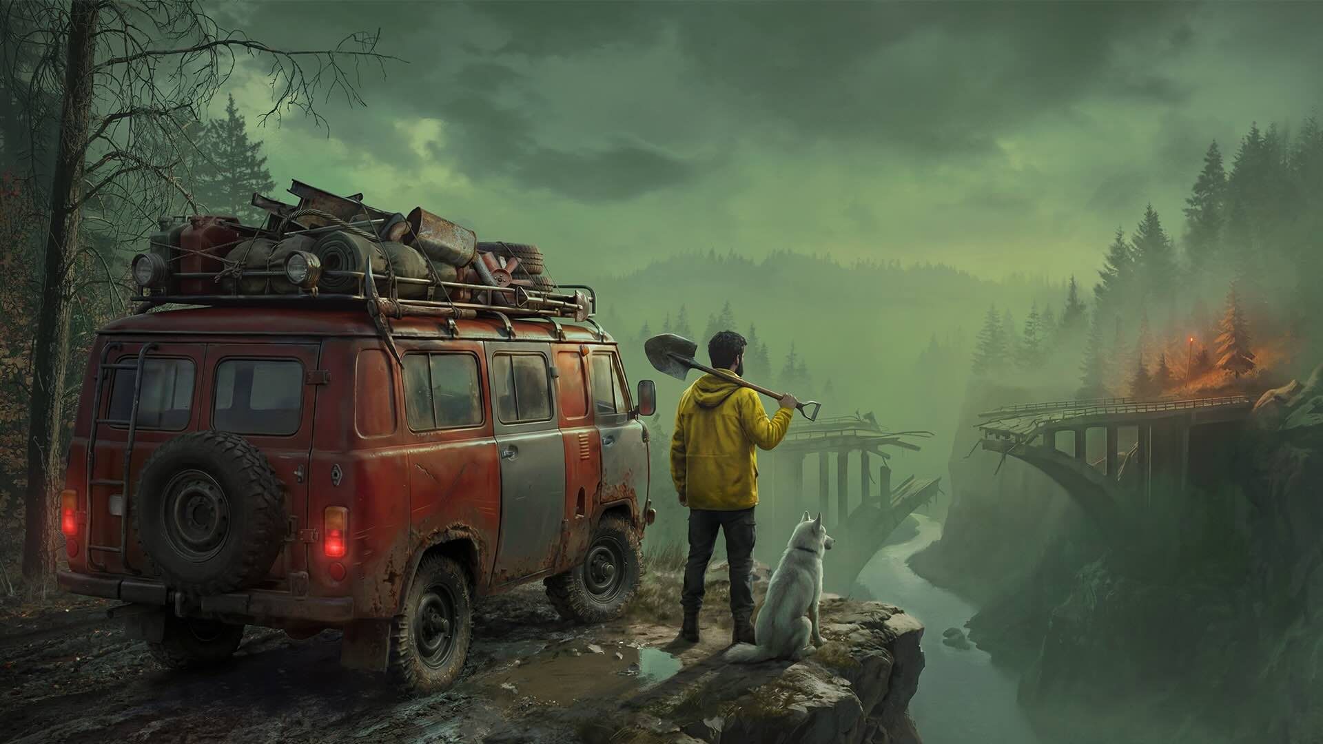It’s just you and your van in this upcoming open-world scavenging game