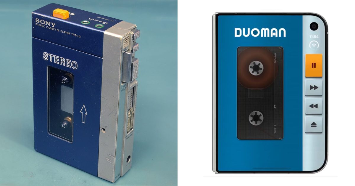 Duo-Man turns your 2026 iPhone Duo into a 1980s Sony Walkman – 9to5Mac